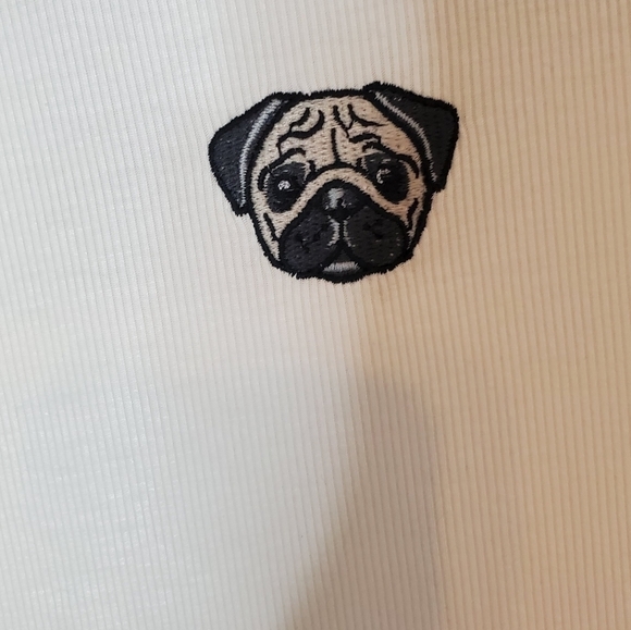 Long Sleeved Wild Fable Size XS Pug Embroidered Shirt NWT - Picture 2 of 4